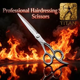 TITAN Hair Cutting Scissors Hairdressing Scissors Professional Barber Scissors Salon Tool ATS314 Steel