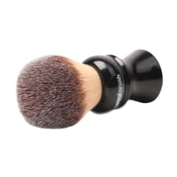 YAQI Ofel 24mm Black Handle Yellow Synthetic Hair Knot Mens Wet Shaving Brush