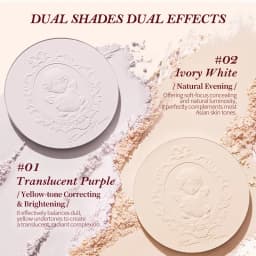 Flower Knows Compact Powder Matte Pressed Setting Powder Strawberry Cupid Collection Pressed Foundation Powder Makeup 9.5g