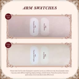 Flower Knows Compact Powder Matte Pressed Setting Powder Strawberry Cupid Collection Pressed Foundation Powder Makeup 9.5g