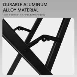 Large Director Aluminum Alloy Chair Computer Leisure Chair Folding Outdoor Canvas Beach Office Cosmetic Chair Outdoor Furniture