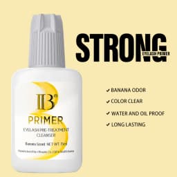 3 Bottles IB Super Bonder Banana Primer Super Bonder Fake Eyelash Extension Long Lasting Korea Adhesive Supplies Makeup Tools