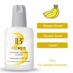 3 Bottles IB Super Bonder Banana Primer Super Bonder Fake Eyelash Extension Long Lasting Korea Adhesive Supplies Makeup Tools
