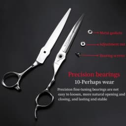 HISADA Hairdressing Scissors 6.2 6.7 7.0 Inch Hair Scissors VG10 Steel High-end Barber Scissors Advanced Hairdressing Scissors