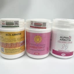 ALPHA 3 Arbutin Plus KC3 Collagen Body Lotion Set Thailand Intensive Whitening Hydrating Action for Radiant Skin Brightenin