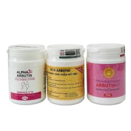 ALPHA 3 Arbutin Plus KC3 Collagen Body Lotion Set Thailand Intensive Whitening Hydrating Action for Radiant Skin Brightenin