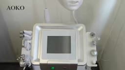 AOKO New 12 IN1 Hydro Dermabrasion Aqua Peeling Ultrasound Facial Care Oxygen Injection Skin Rejuvenation Whiting Beauty Machine