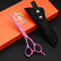 New pink scissors Japanese handmade 5.5/6.0 inch hair scissors VG10 Material Professional hair scissors Hairstylist scissor tool