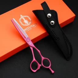 New pink scissors Japanese handmade 5.5/6.0 inch hair scissors VG10 Material Professional hair scissors Hairstylist scissor tool