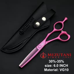 New pink scissors Japanese handmade 5.5/6.0 inch hair scissors VG10 Material Professional hair scissors Hairstylist scissor tool