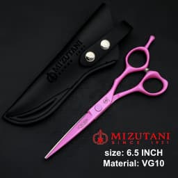 New pink scissors Japanese handmade 5.5/6.0 inch hair scissors VG10 Material Professional hair scissors Hairstylist scissor tool