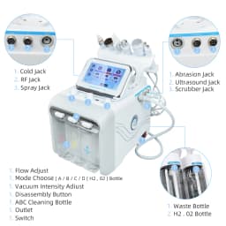 7 in 1 Dermabrasion Peel Spa Facial Machine Skin Rejuvenation Hydro Dermabrasion Hydro Aqua Face Deep Cleaning Skin Care Device