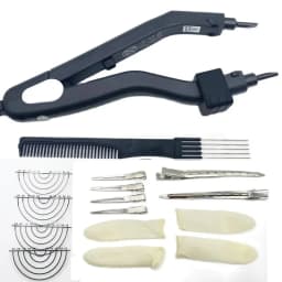 Tongs for Hair Extensions Smart Heating Tip Professional Hair Extension Tools Hair Connectors Extension Tongs Heating Iron Hot