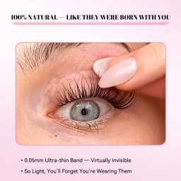 uCoolMe Lashes Venus Super Natural Clusters Kit with Bond and Seal Remover Long-lasting Waterproof Beginner Friendly Makeup Tool