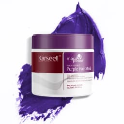 100ml/500ml Karseell Purple Hair Mask Professional Neutralizes Brass  Yellow Tones For Blonde Silver Gray Highlighted Hair