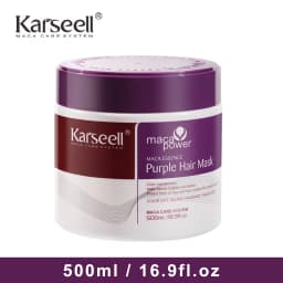 100ml/500ml Karseell Purple Hair Mask Professional Neutralizes Brass  Yellow Tones For Blonde Silver Gray Highlighted Hair