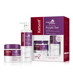 100ml/500ml Karseell Purple Hair Mask Professional Neutralizes Brass  Yellow Tones For Blonde Silver Gray Highlighted Hair