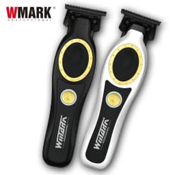 WMARK NG-7230 Professional Hair Clipper Ceramic Titanium Plated Blade 7500RPM Men's Trimmer Engraving Push with Charging Base