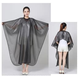 Barbershop Hairdresser Perm Dye Shawl Hair Salon Semi Transparent Waterproof Apron Thickened Cape Hairdressing Accessories