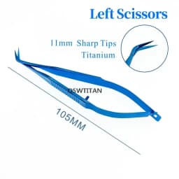 Ophthalmic Scissors Castroviejo Corneal Scissors Left/Right Ophthalmic Surgical Instrument