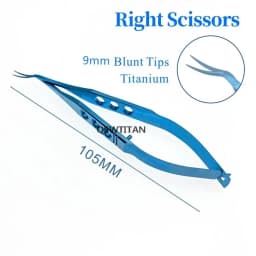 Ophthalmic Scissors Castroviejo Corneal Scissors Left/Right Ophthalmic Surgical Instrument