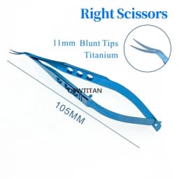 Ophthalmic Scissors Castroviejo Corneal Scissors Left/Right Ophthalmic Surgical Instrument