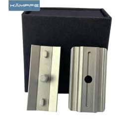 KAMPFE 316L Stainless steel CNC milling Manual safety shaver head polished razor head Gifts for men