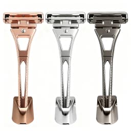 RZACLEA 4-Layer Half-Blade DE Safety Razor | Precision Shave with Magnetic Ease | Luxury Eco-Friendly Gift Set Razor