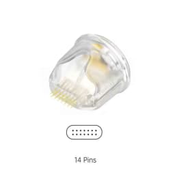 10pcs Disposable Needle Cartridge For Bio Pen Q2 Replacement 9pins 14pins 25pins Nano Cartridges Titanium Needles Massaage Tips