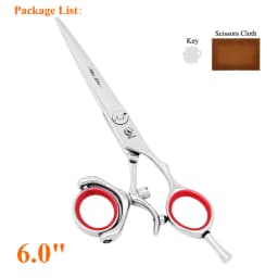 360 Degree Hair Scissors Set Japan Steel 5.5" 6.0" Salon Barber Cutting Thinning Shears Hairdressing Scissor High Quality A0118A