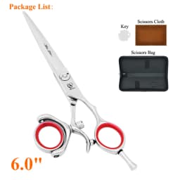 360 Degree Hair Scissors Set Japan Steel 5.5" 6.0" Salon Barber Cutting Thinning Shears Hairdressing Scissor High Quality A0118A