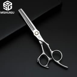 MSHUIGU Professional Barber Scissors Reverse Blade Thin Shears 440C 6/6.5/7 Inch Tool Accessories for Home Haircuts And Salons