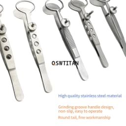 Chalazion Forceps Surgical Ophthalmic Tweezers Ophthalmic Eyelid Instrument Stainless steel/ Titanium alloy