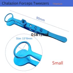 Chalazion Forceps Surgical Ophthalmic Tweezers Ophthalmic Eyelid Instrument Stainless steel/ Titanium alloy