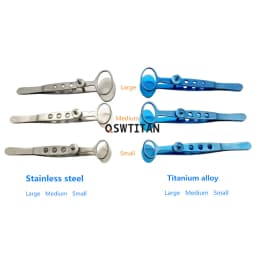 Chalazion Forceps Surgical Ophthalmic Tweezers Ophthalmic Eyelid Instrument Stainless steel/ Titanium alloy