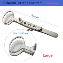 Chalazion Forceps Surgical Ophthalmic Tweezers Ophthalmic Eyelid Instrument Stainless steel/ Titanium alloy