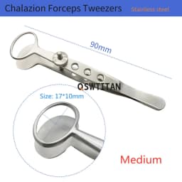 Chalazion Forceps Surgical Ophthalmic Tweezers Ophthalmic Eyelid Instrument Stainless steel/ Titanium alloy