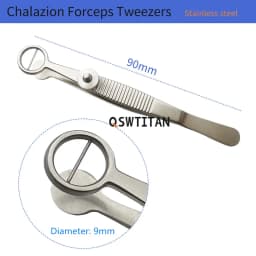 Chalazion Forceps Surgical Ophthalmic Tweezers Ophthalmic Eyelid Instrument Stainless steel/ Titanium alloy