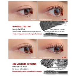 CLIO Kill Lash Superproof Mascara,Volumizing Formula,Lightweight & Clump-Free,Defined & Separated,Korean Cosmetic,Korean Makeup