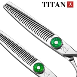 TITAN Hairdressing Scissors Professional Barber Tools Cutting Thinning Scissors Hair Shear 6 Inch HIGH-END JP Steel CNC