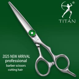 TITAN Hairdressing Scissors Professional Barber Tools Cutting Thinning Scissors Hair Shear 6 Inch HIGH-END JP Steel CNC