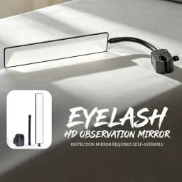 New Eyelash Extension Mirror Adjustable Lash Inspection Mirror Prevent Root Lifting Makeup Auxiliary Tool for Lash Tech Supplies