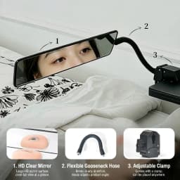 New Eyelash Extension Mirror Adjustable Lash Inspection Mirror Prevent Root Lifting Makeup Auxiliary Tool for Lash Tech Supplies