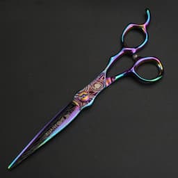 5.5-inch 6-inch 7-inch Hair Scissors, Plum Colored Cutting Scissors, Barber Styling Tool