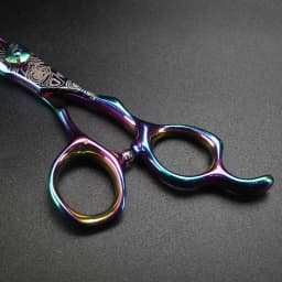 5.5-inch 6-inch 7-inch Hair Scissors, Plum Colored Cutting Scissors, Barber Styling Tool