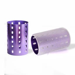 6pcs/set Ceramic Thermal Hair Rollers Nylon Hook & Loop Aluminium Core Light Weight Self Grip Irons Hairdryer Hot Curl 90mm 1951