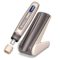 H5 Hydra Pen Derma Microneedle Pen 4-Pole EMS Microcurrent Mesotherapy - With 30 Pcs Automatic Serum Needles Gifts