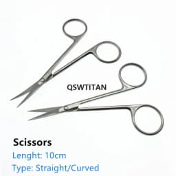Stainless steel Double eyelid surgery set scissors Needle holder Hemostatic forceps Cosmetic plastic surgery instrument