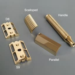 Dscosmetic D8/S9 Brass Double Edge Safety Razor CNC MADE