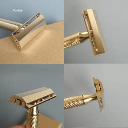 Dscosmetic D8/S9 Brass Double Edge Safety Razor CNC MADE